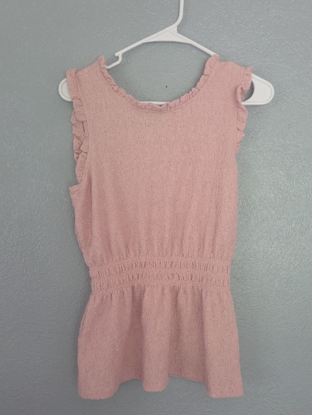 Maurices Blush Pink Ruffled Tank